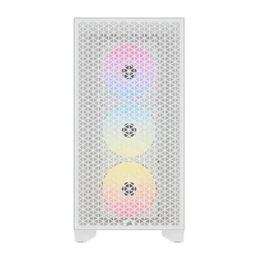 CORSAIR 3000D RGB Airflow ATX Mid Tower Cabinet (White) - 2