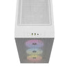 CORSAIR 3000D RGB Airflow ATX Mid Tower Cabinet (White) - 5
