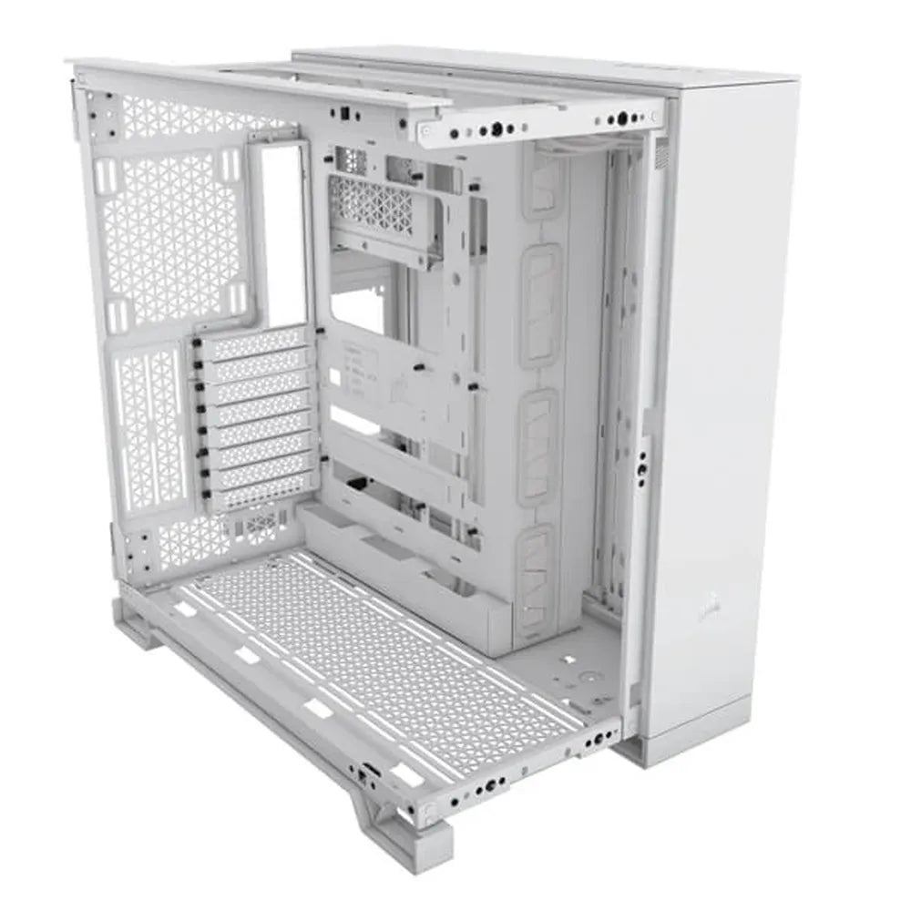CORSAIR 6500D Airflow EATX Mid Tower Dual Chamber Cabinet (White) - 4
