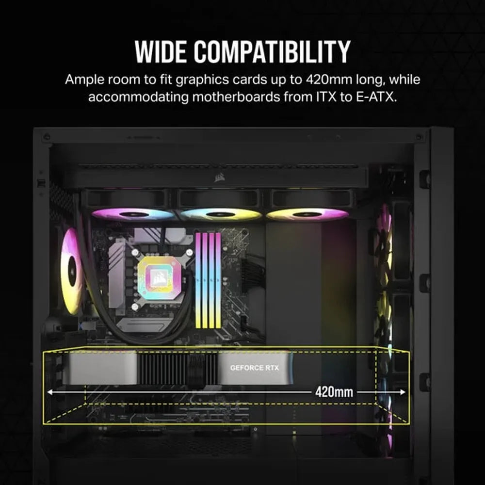 CORSAIR 5000D Core Airflow ATX Mid Tower Cabinet (Black) - 3