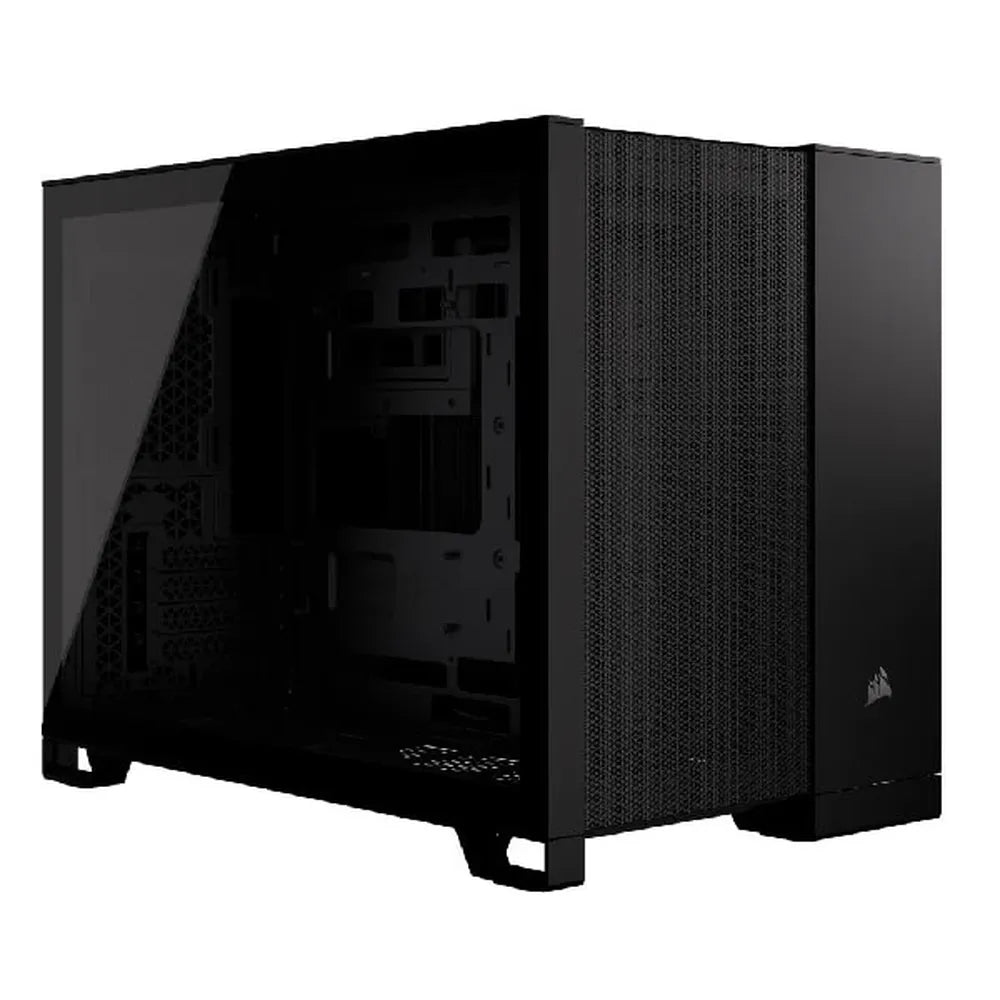 CORSAIR 2500D Airflow MATX Mini Tower Dual Chamber Cabinet (Black) - 5