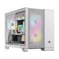 CORSAIR 2500D Airflow MATX Mini Tower Dual Chamber Cabinet (White)