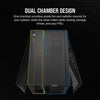CORSAIR 2500X ATX Mid Tower Dual Chamber Cabinet (Black) - 4