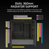 CORSAIR Frame 4000D RS ARGB EATX Mid Tower Cabinet ( Black ) - 5