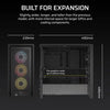 CORSAIR Frame 4000D RS ARGB EATX Mid Tower Cabinet ( Black ) - 4