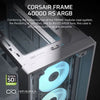 CORSAIR Frame 4000D RS ARGB EATX Mid Tower Cabinet ( White ) - 2