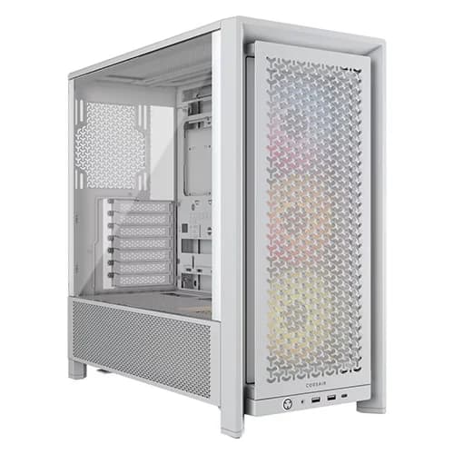 CORSAIR Frame 4000D RS ARGB EATX Mid Tower Cabinet ( White ) – TechCure India