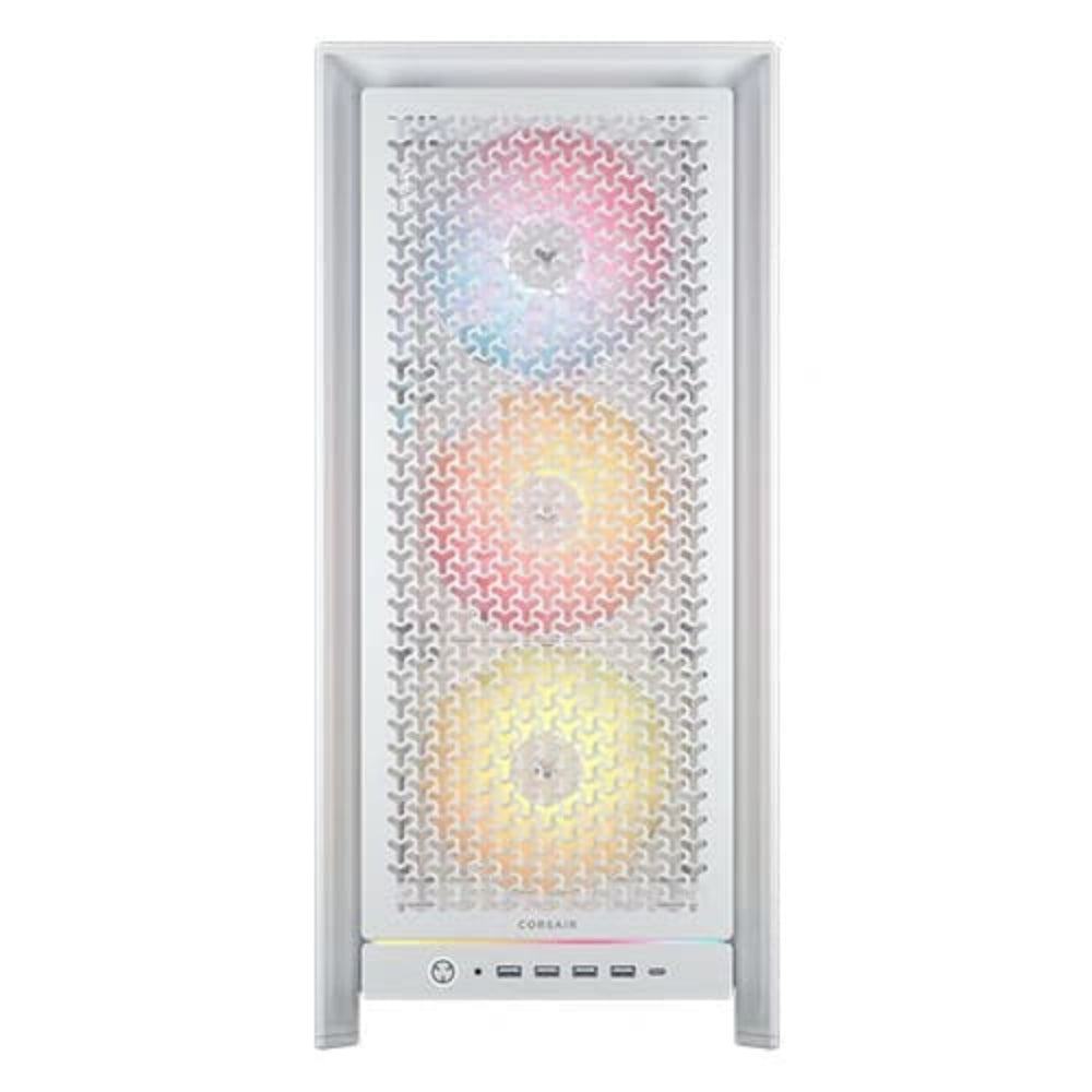 CORSAIR Frame 5000D RS ARGB EATX Mid Tower Cabinet ( White ) - 2