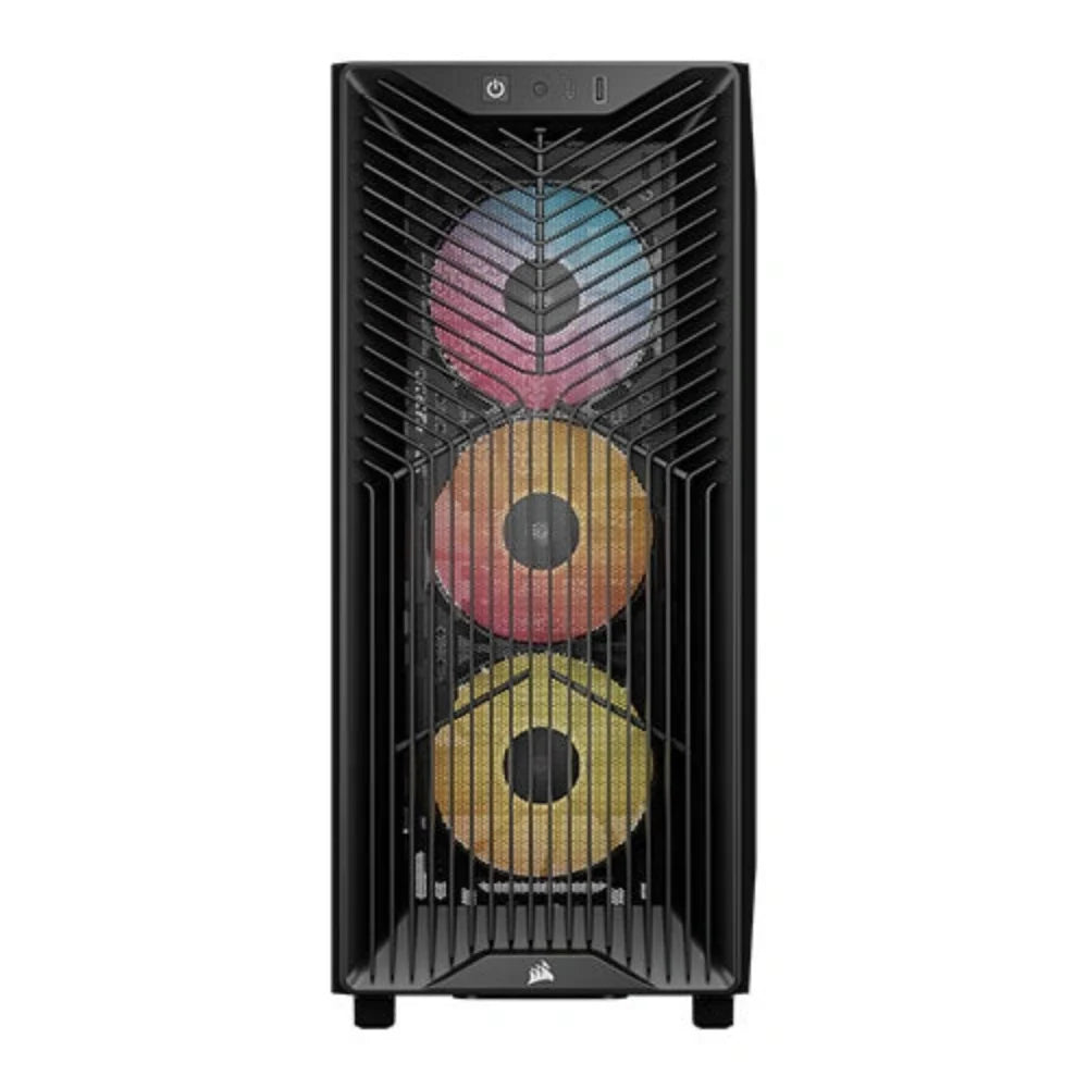 CORSAIR 3200D RS ARGB ATX Mid Tower Cabinet ( Black ) – TechCure India