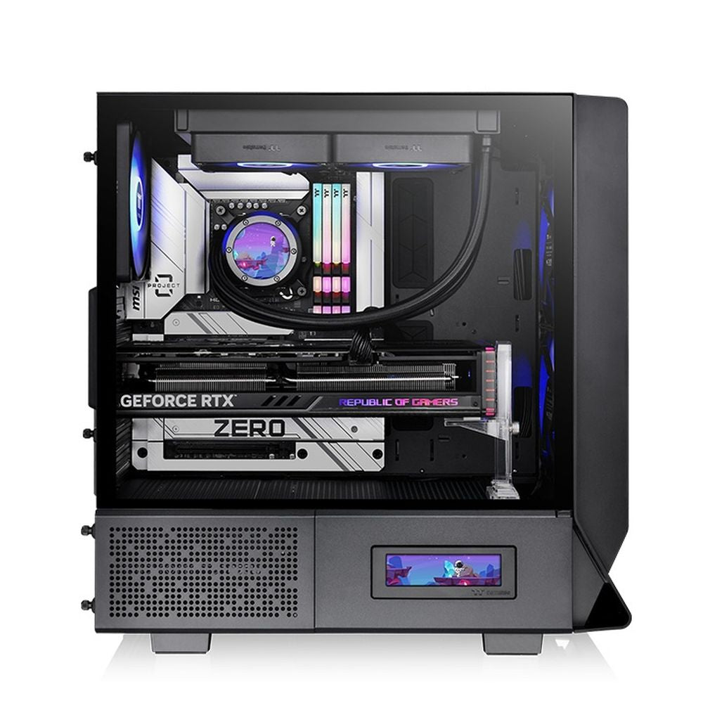 THERMALTAKE Ceres 330 TG ARGB EATX Mid Tower Cabinet (Black) - 3