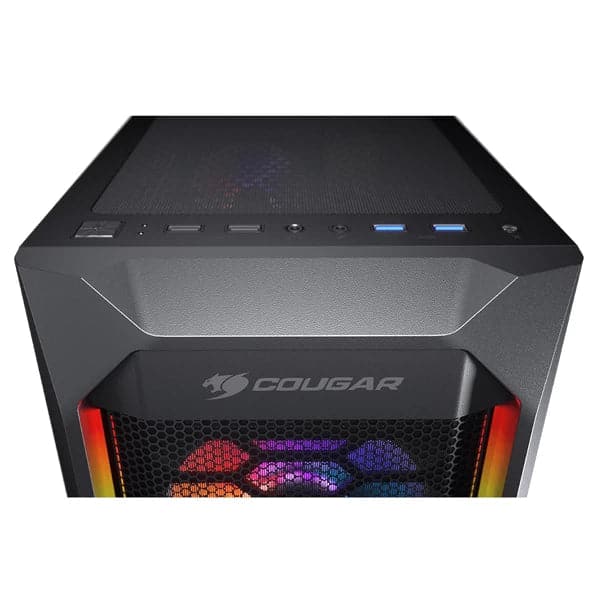 COUGAR MX410-Mesh G ATX Mid Tower Cabinet (Black) - 3
