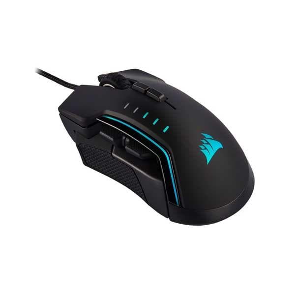 CORSAIR Glaive Wired Ergonomic Gaming Mouse ( CH-9302211-AP ) ( 18000DPI / 7 Buttons ) ( Black ) - 2