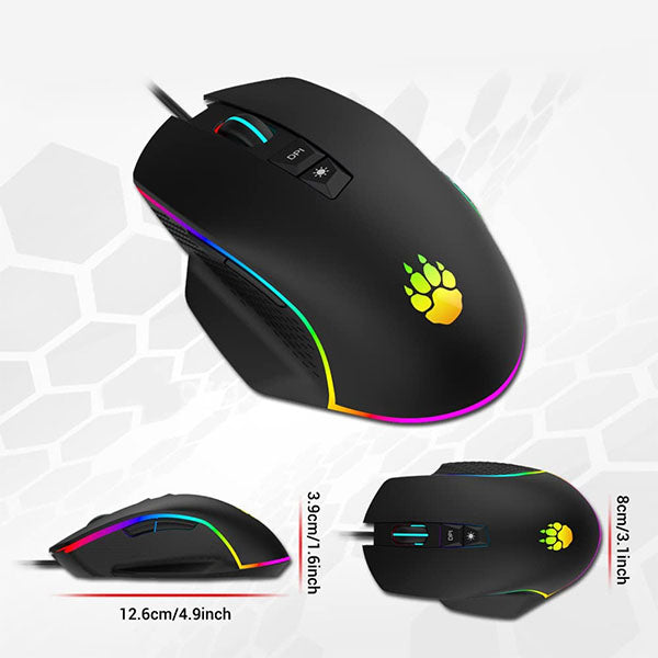 CLAW Chuff Wired Gaming Mouse – TechCure India