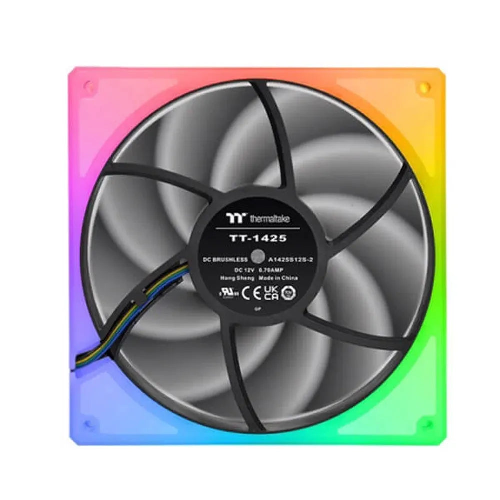 THERMALTAKE Toughfan 14 RGB 140mm PWM Cabinet Fan With Controller (Triple Pack) - 4