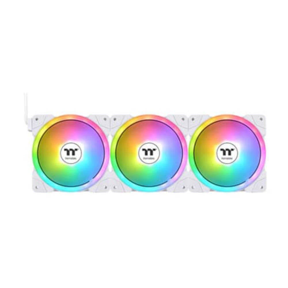 THERMALTAKE Swafan EX12 120mm ARGB Cabinet Fan ( White) ( Triple Pack )
