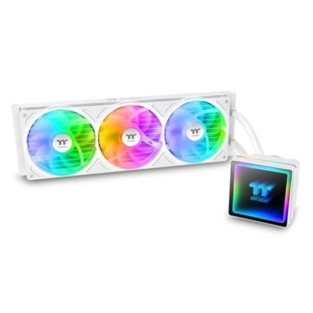 THERMALTAKE TH360 V3 ARGB Sync 360mm CPU Liquid Cooler ( Snow White ) – TechCure India