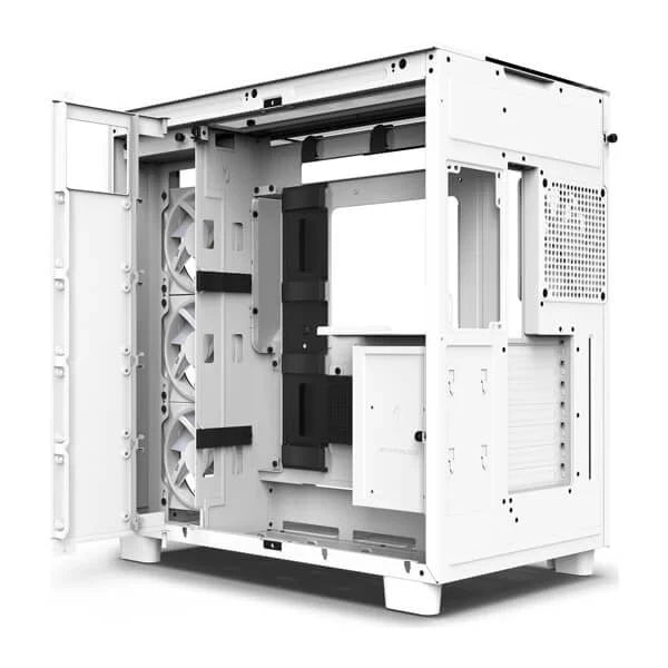 NZXT H9 Elite ATX Mid Tower Cabinet ( White ) - 3