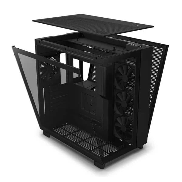 NZXT H9 Flow ATX Mid Tower Cabinet (Black) - 6