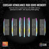 CORSAIR Vengeance RGB 32GB ( 32GBx1 ) 5200MHz DDR5 RAM (Black) ( CL40 ) - 4