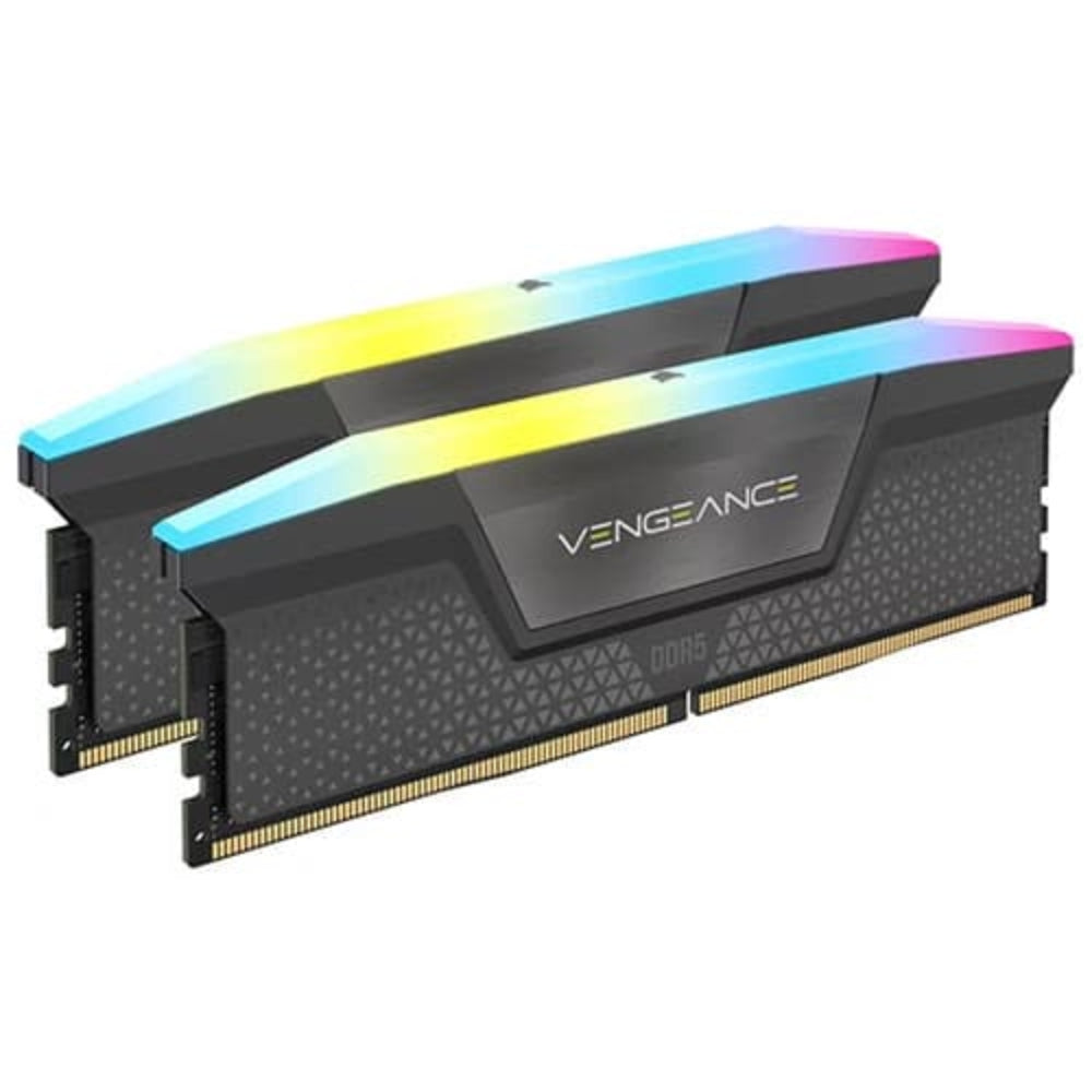 CORSAIR Vengeance RGB 16GB ( 16GB x 1 ) 6000MHz DDR5 RAM ( Black ) ( CL38 ) - 3