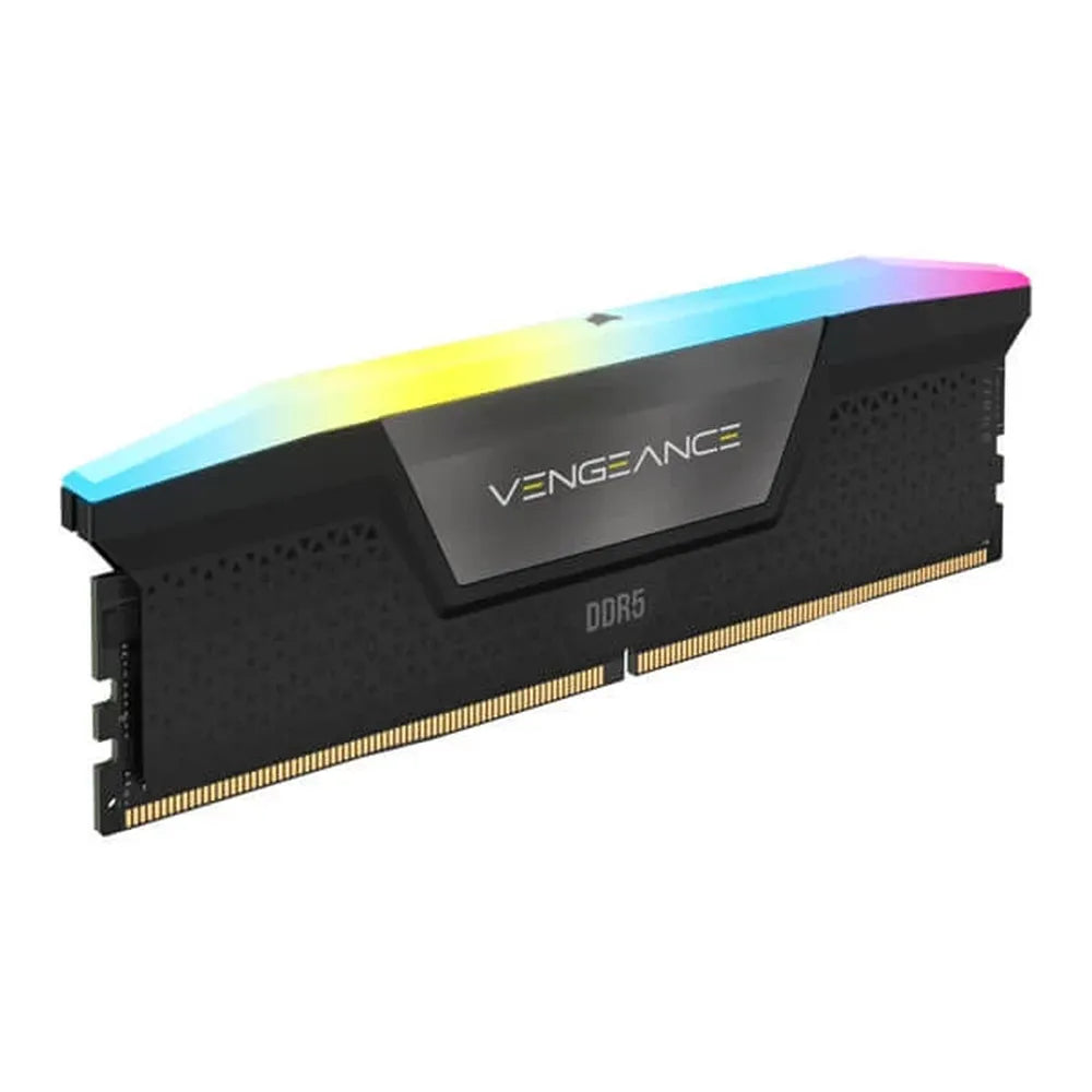 CORSAIR Vengeance RGB 32GB ( 16GB x 2 ) 6000MHz DDR5 RAM (Black) ( CL36 ) - 3