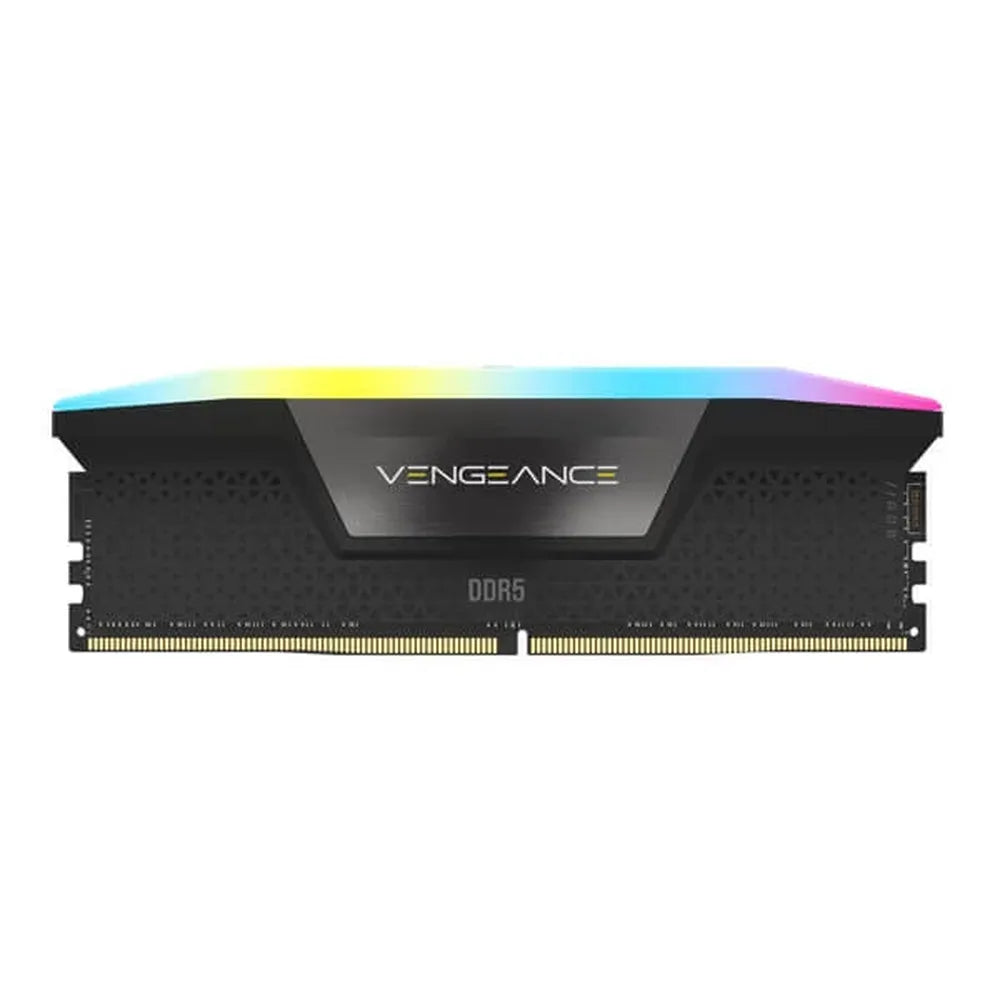 CORSAIR Vengeance RGB 32GB ( 16GB x 2 ) 6000MHz DDR5 RAM (Black) ( CL36 ) - 6