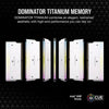 CORSAIR Dominator Titanium RGB 32GB ( 16GB x 2 ) 6000MHz DDR5 RAM ( White ) ( CL30 ) - 4