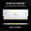 CORSAIR Dominator Titanium RGB 32GB ( 16GB x 2 ) 6000MHz DDR5 RAM ( White ) ( CL30 ) - 3