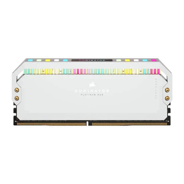 CORSAIR Dominator Platinum RGB 32GB ( 16GBx2 ) 5600MHz DDR5 RAM ( White ) ( CL36 ) - 3