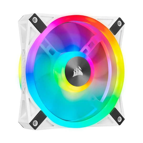CORSAIR ICUE QL120 120mm RGB Cabinet Fan (White) (Single Pack) - 5
