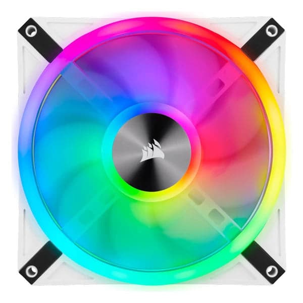 CORSAIR ICUE QL140 140mm RGB Cabinet Fan (White) (Twin Pack) - 2