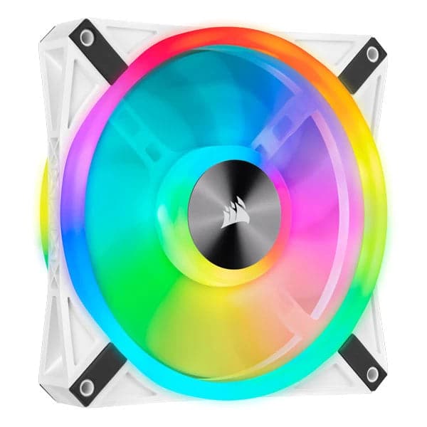 CORSAIR ICUE QL140 140mm RGB Cabinet Fan (White) (Twin Pack) - 3