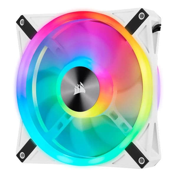 CORSAIR ICUE QL140 140mm RGB Cabinet Fan (White) (Twin Pack) - 5
