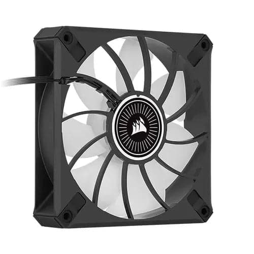 CORSAIR ICUE ML120 RGB Elite Premium 120mm PWM Magnetic Levitation Triple Fan Kit (Black) - 4
