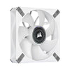 CORSAIR ICUE ML120 RGB Elite Premium 120mm PWM Magnetic Levitation Cabinet Fan - White (Triple Pack) - 2