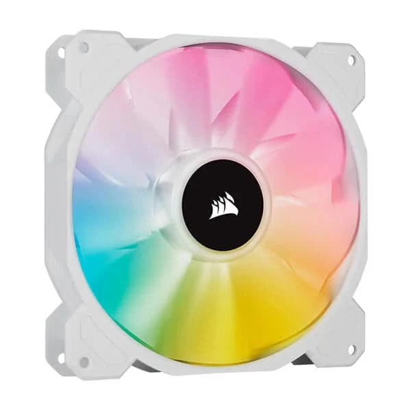 CORSAIR ICUE SP140 140mm RGB Elite White Cabinet Fan (White) (Single Pack)