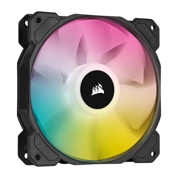 CORSAIR ICUE SP120 120mm RGB Elite Cabinet Fan (Black) (Triple Pack) - 3