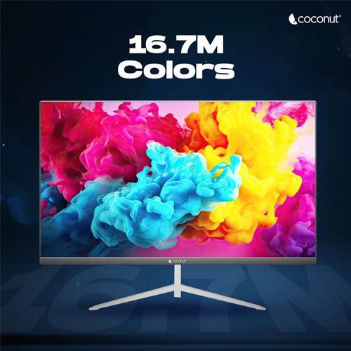 Coconut 27HDX 27 inch LED Frameless Ultra slim HD Monitor, 75Hz Refresh Rate, 1080p – TechCure India