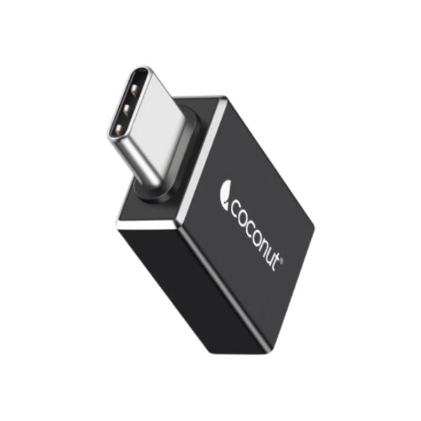 coconut OT02 USB 3.0 to Type C OTG Adapter , Aluminium Body – TechCure India