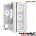 COCONUT Gaming Cabinet RGB NOVA 110 (WHITE) – TechCure India