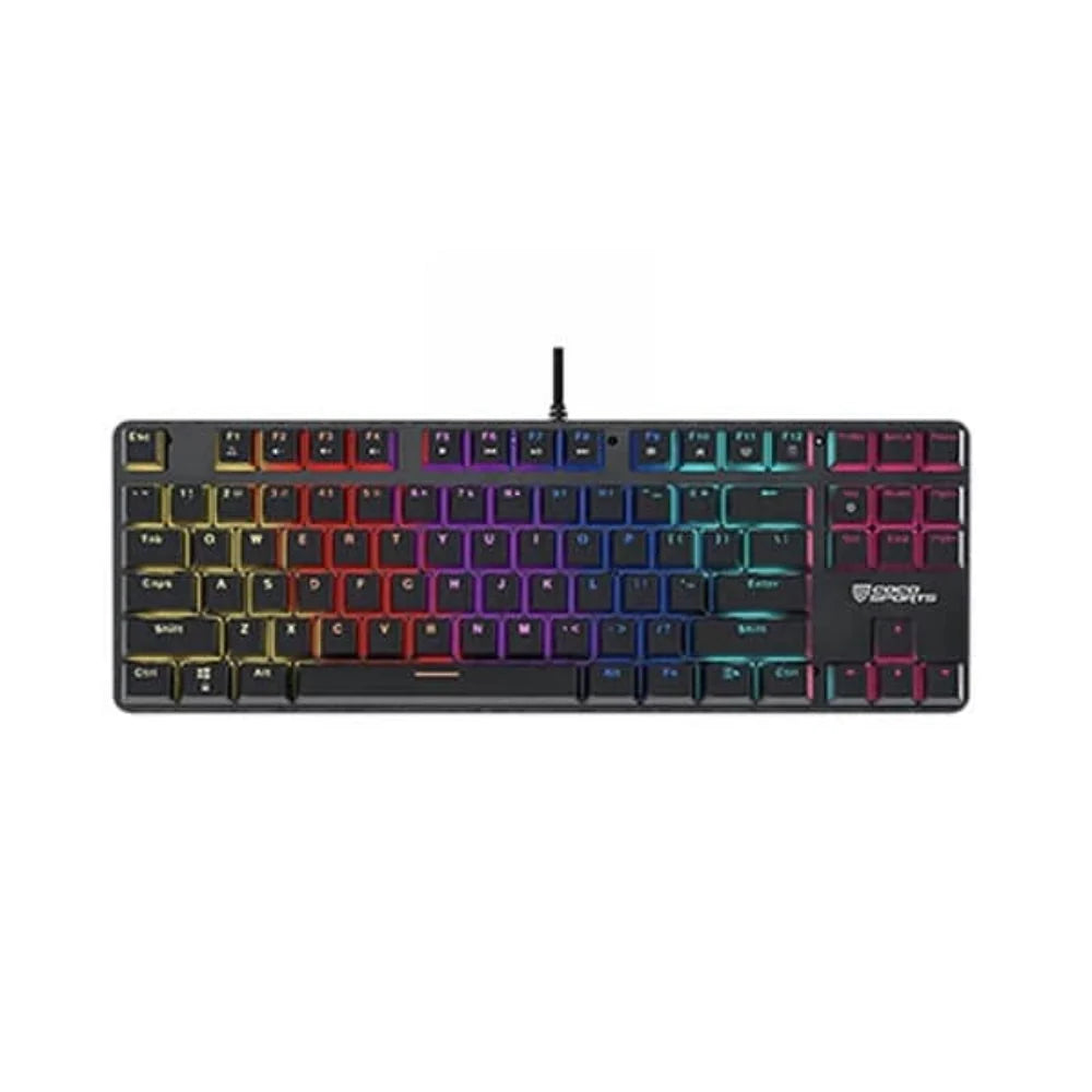 COCONUT K12 Orion Tenkeyless Mechanical Wired Gaming Keyboard ( Black ) ( Red Switch ) – TechCure India