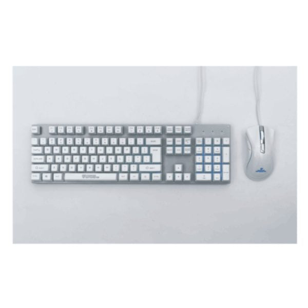Coconut Krux Gaming Wired Keyboard Mouse Combo (White) – TechCure India