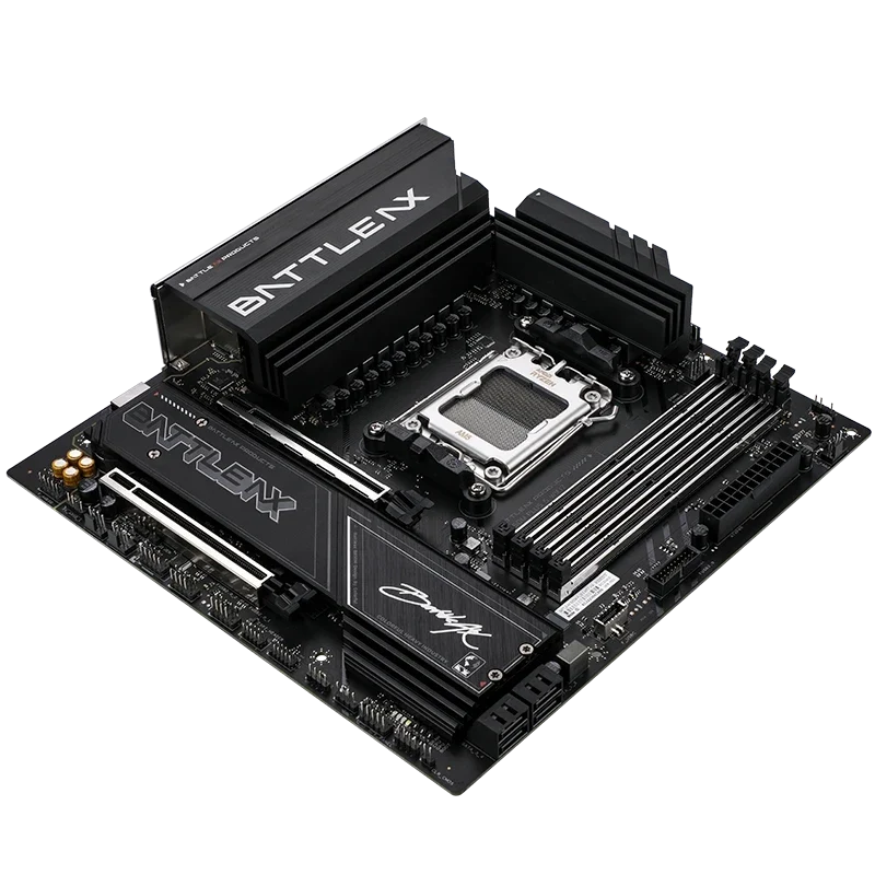 Colorful BATTLE-AX B850M-PLUS S WIFI7 V14 AMD B850 M-ATX Motherboard (Black) – photo 2 – TechCure India