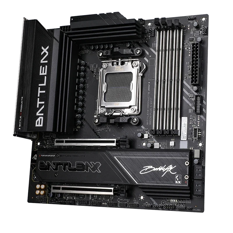 Colorful BATTLE-AX B850M-PLUS S WIFI7 V14 AMD B850 M-ATX Motherboard (Black) – photo 5 – TechCure India