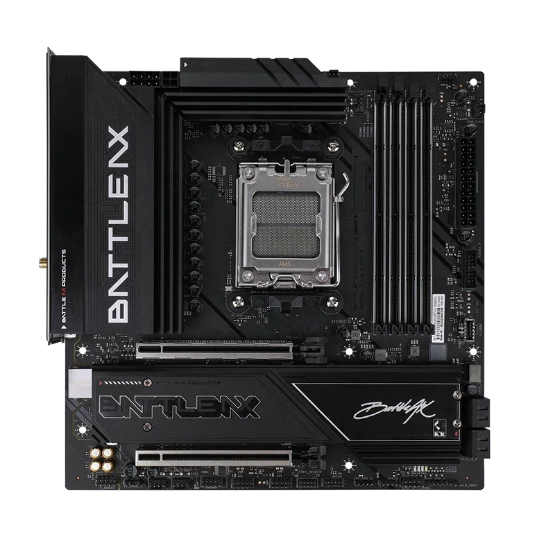 Colorful BATTLE-AX B850M-PLUS S WIFI7 V14 AMD B850 M-ATX Motherboard (Black) – TechCure India