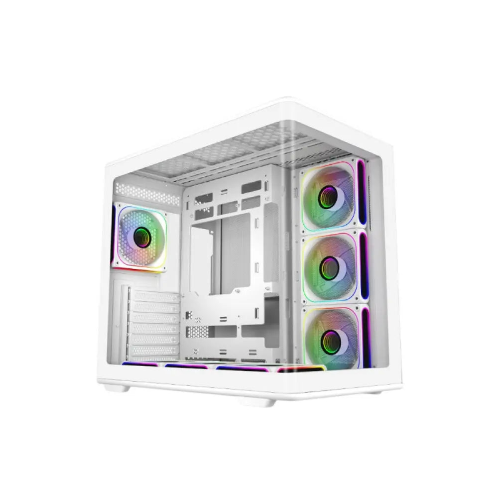 Cooler Master Elite 600 ARGB ATX Mid Tower Cabinet White (E600-WGNN-S02) – TechCure India