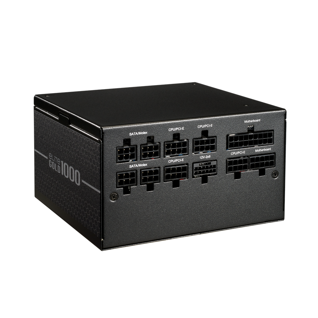 Cooler Master Elite Gold 1000W 80 Plus Gold Fully Modular Power Supply (MPX-A005-AFAG-NBIN) – TechCure India