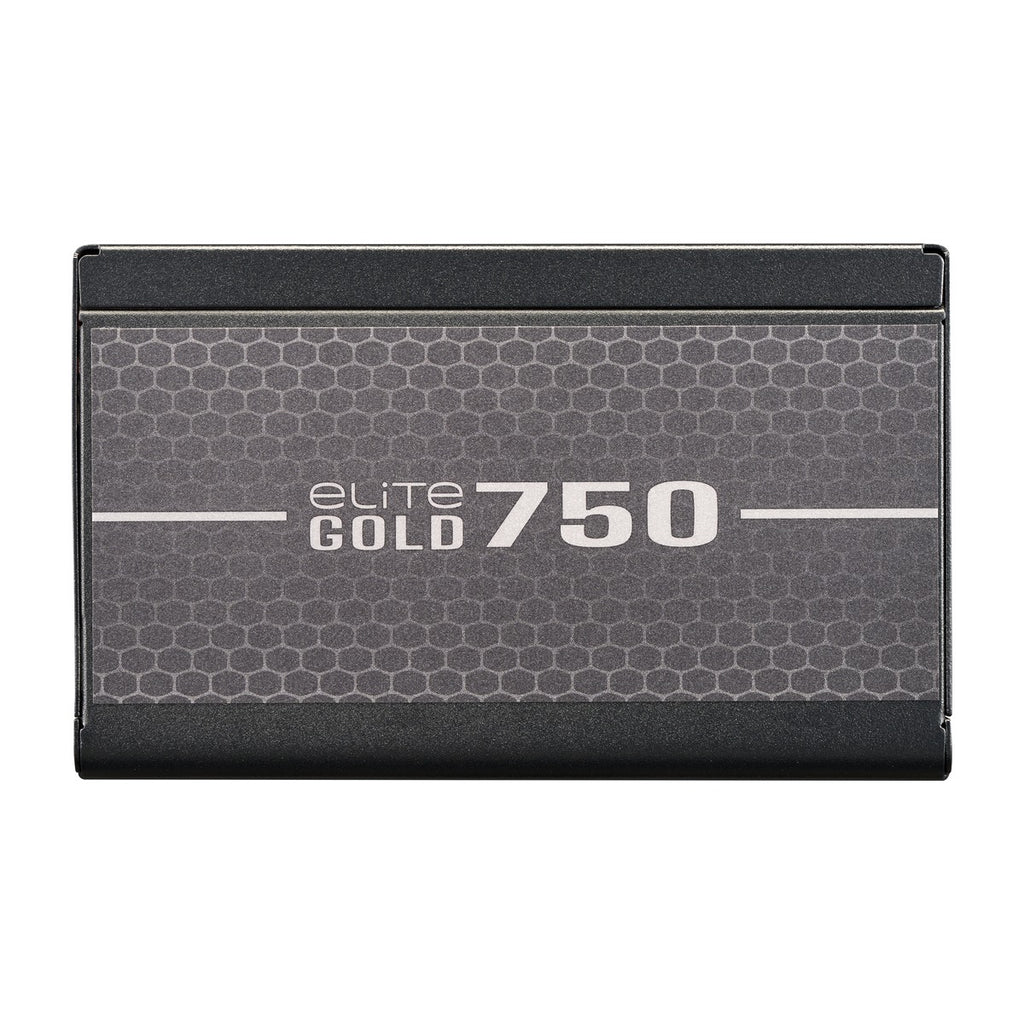 ELITE GOLD 750 - power supply unit rear showing modular connector ports