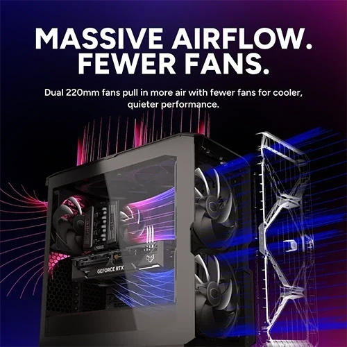 Cooler Master HAF II 500 Black Full Tower Gaming Cabinet – TechCure India