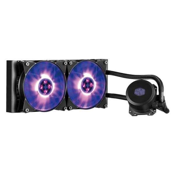 COOLER MASTER MasterLiquid ML240L RGB 240mm CPU Liquid Cooler (Black) - 4